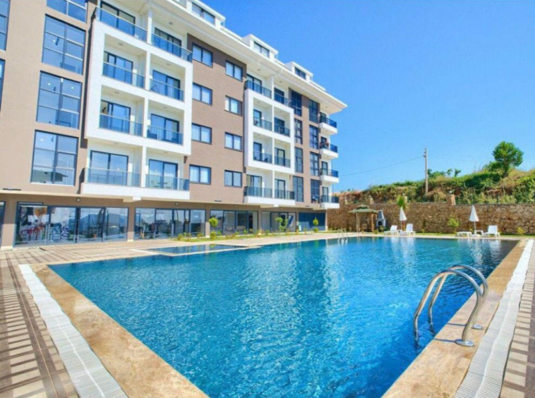1+1 apartment for sale in Oba Alanya