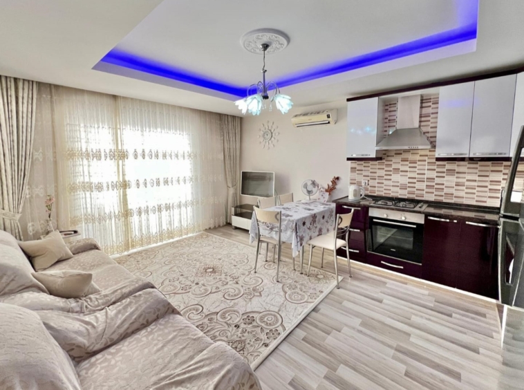 Fully furnished apartment for sale in Mahmutlar