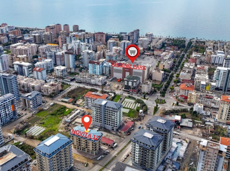 New build apartment in Mahmutlar