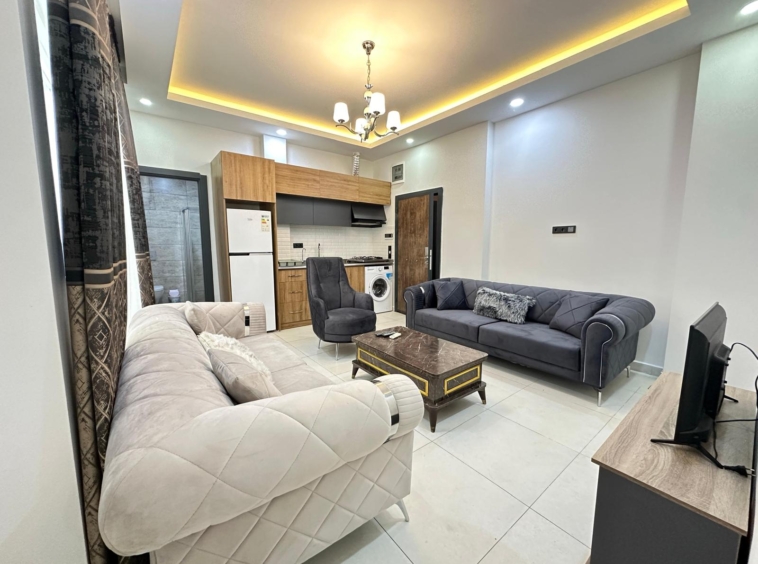 Fully furnished 1+1 apartment for sale in Mahmutlar