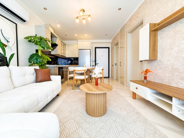 Demirtas furnished sea view flat