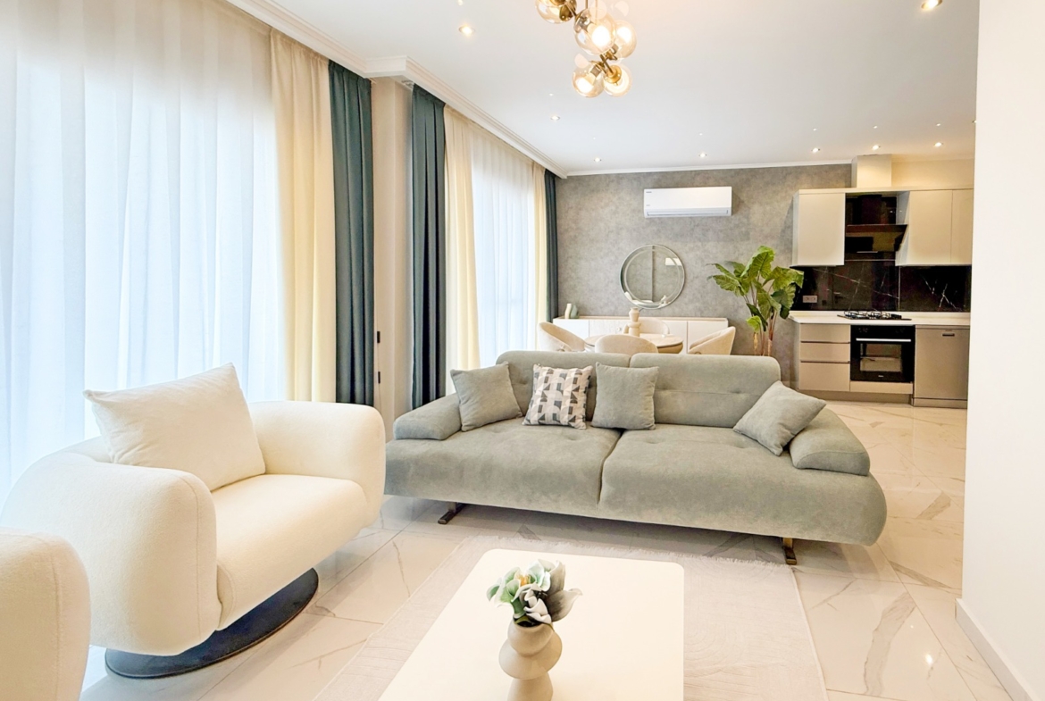 Demirtas furnished duplex apartment