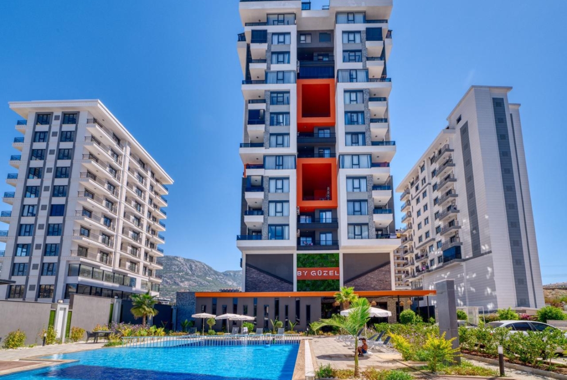 Mahmutlar furnished modern apartment