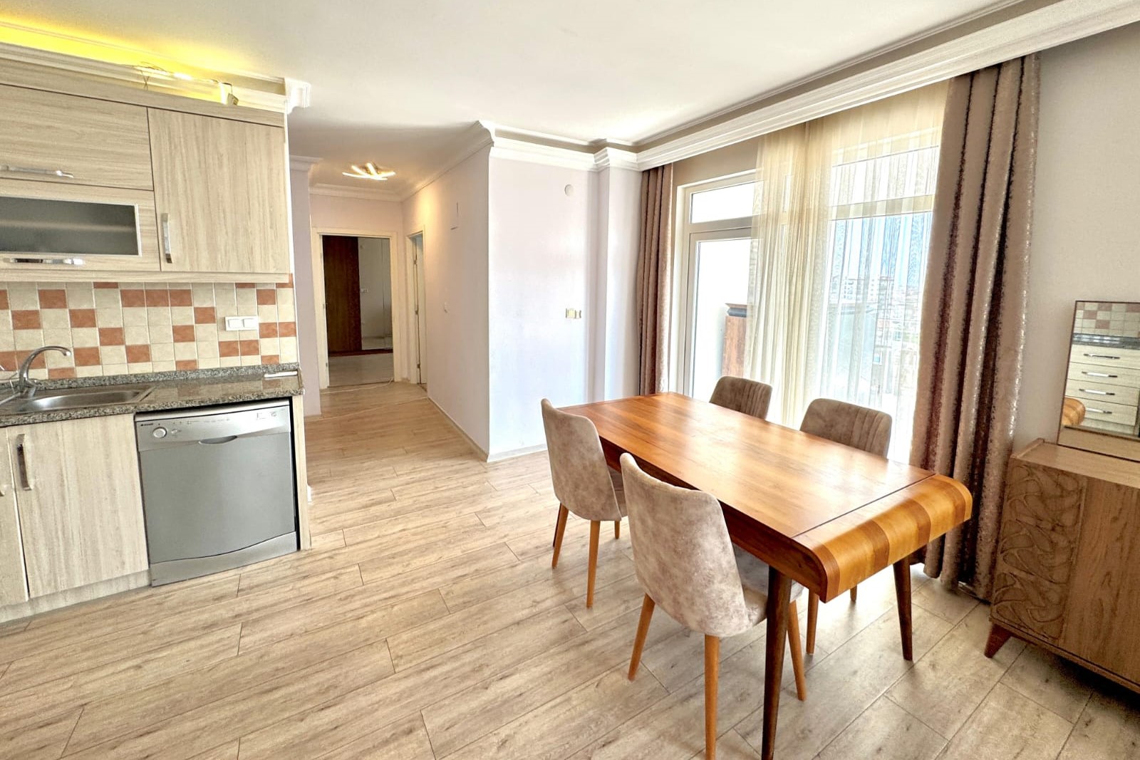 Cikcilli furnished sea view apartment