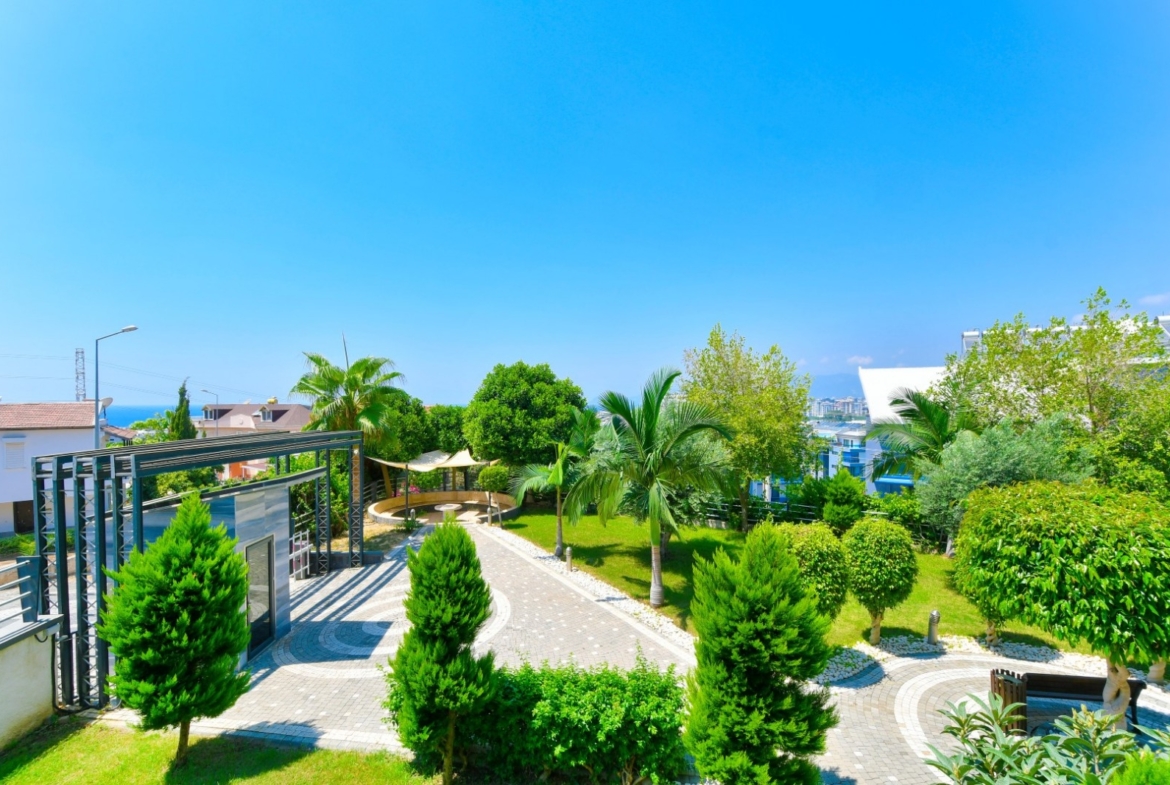 Kargıcak furnished garden duplex