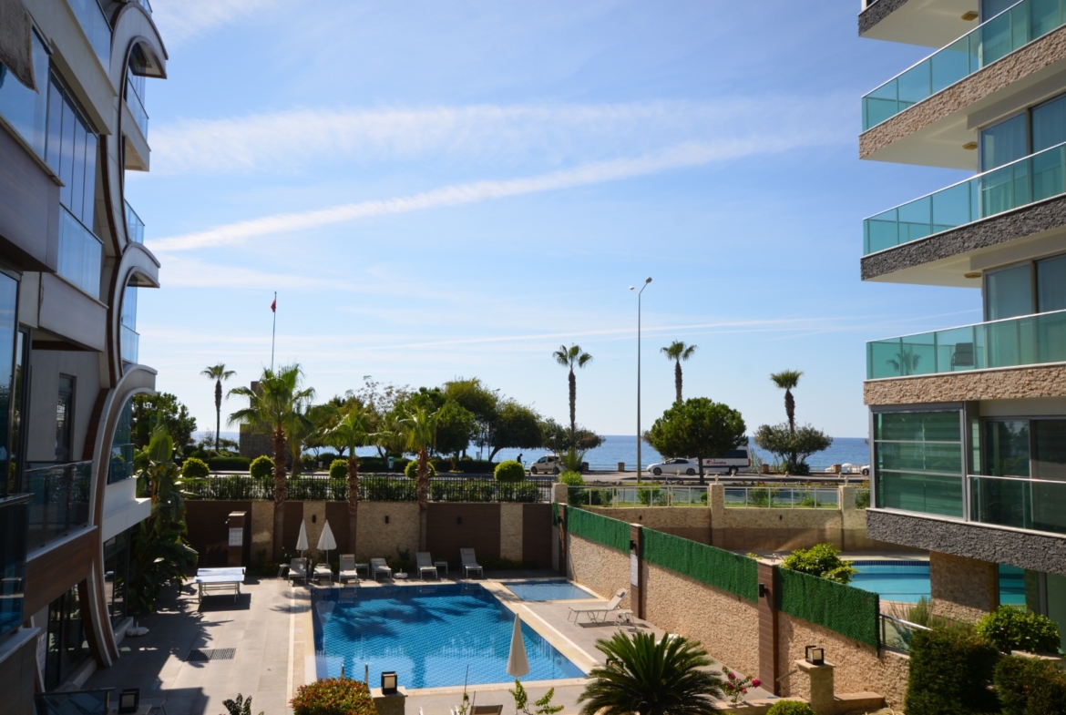 Kestel beachfront furnished apartment