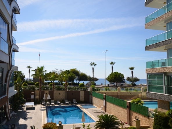 Kestel beachfront furnished apartment