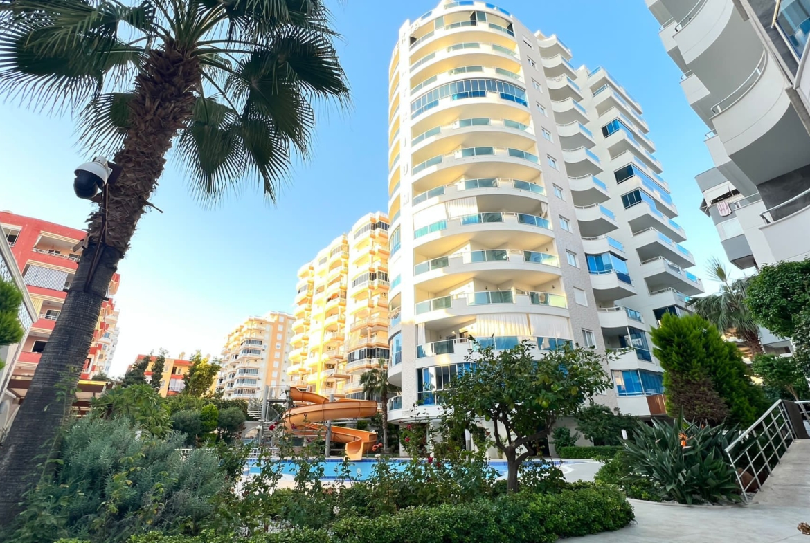 Mahmutlar furnished pool view apartment