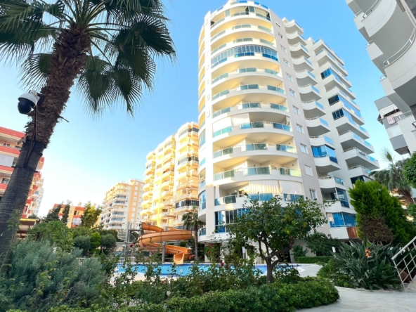 Mahmutlar furnished pool view apartment