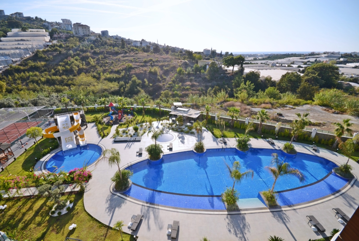 Sea view penthouse for sale in Kargicak