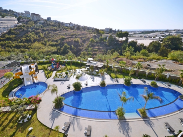 Sea view penthouse for sale in Kargicak