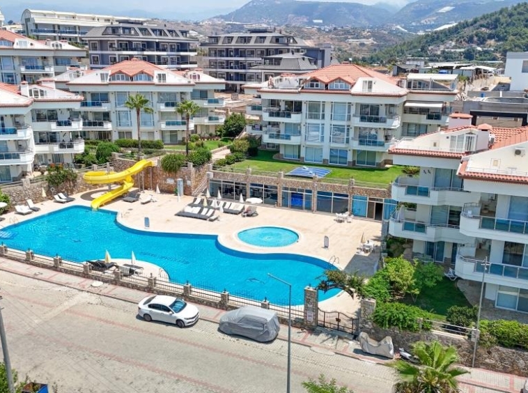 Konakli furnished garden duplex sale