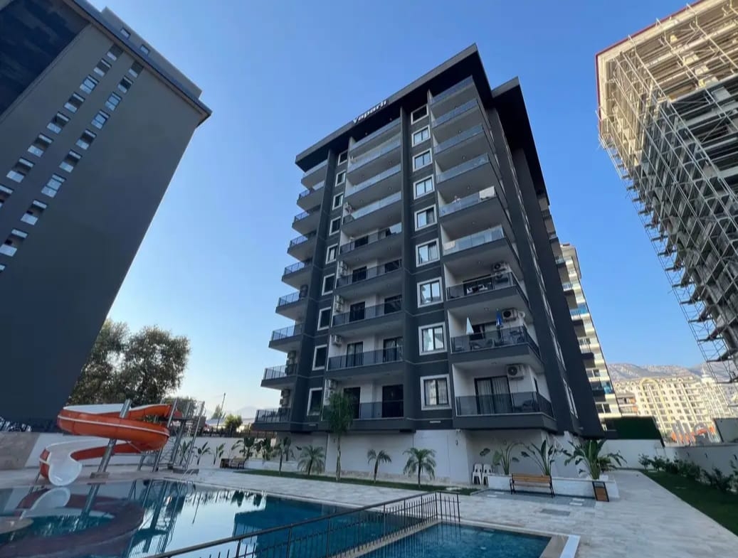 Mahmutlar furnished pool view apartment