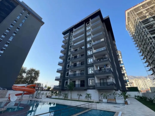 Mahmutlar furnished pool view apartment