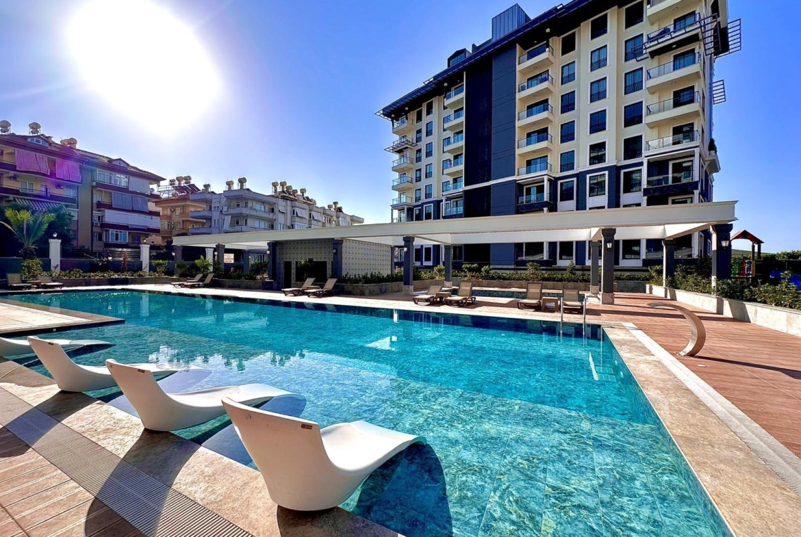 Alanya center modern apartment